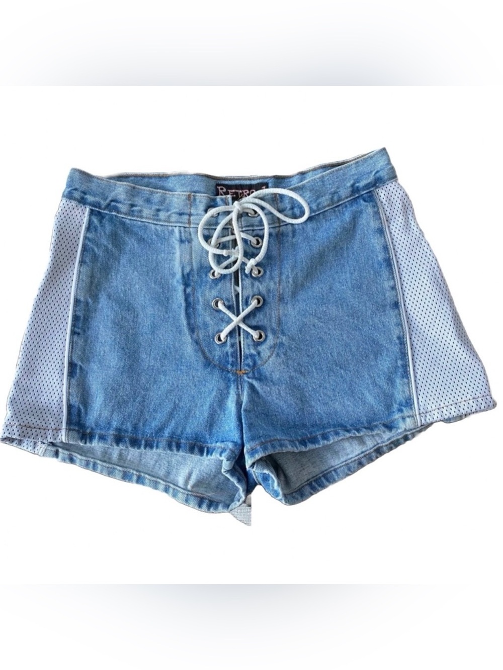 Vintage 1990s Retro 1 Lace Up Jean Size 26 Y2K